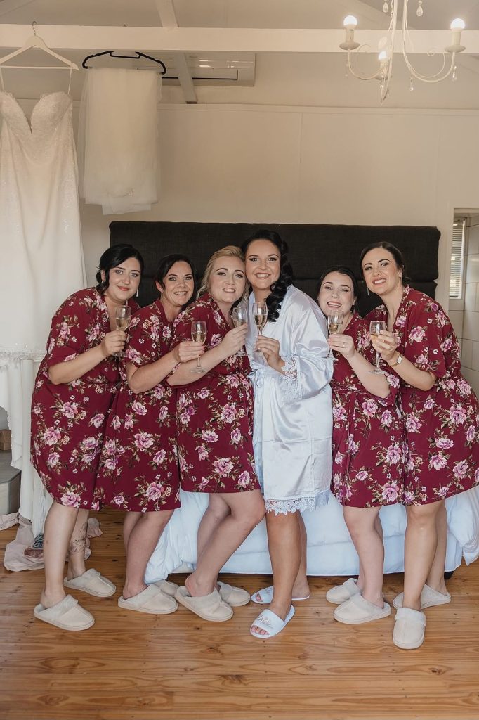 bridal party makeup
